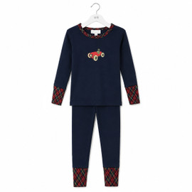 Plaid Trim Pj