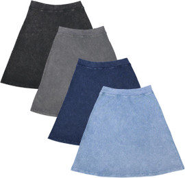 Kiki Riki Girl's Stone Wash A-line Skirt