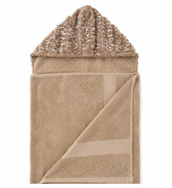 Taupe / Hawk Pecan Towel