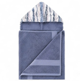 Dark Denim / Luxe Snowy Sierra Blue Towel