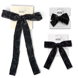 Marble Velour Textured Hair Clip
