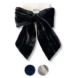 Crushed Velour Hair Clip