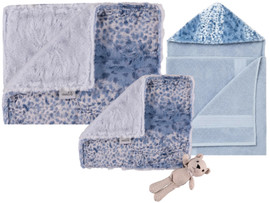 Delore Baby Fawn Bluebell / Snuggly Luxe Cuddle Blue Set