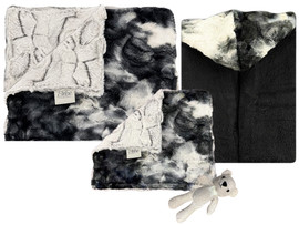 Delore Luxe Crackle Titan / Marble Black Set