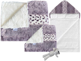 Delore Baby Luxe Cuddle Bunny Berry/Luxe Cream Set