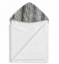 White/Luxe Mamba Chrome Towel