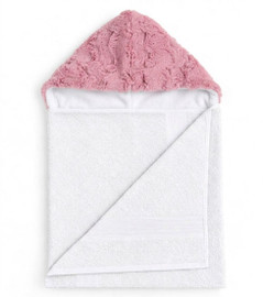 White / Glacier Mauve Glow Towel