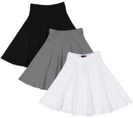 Ladies Cotton Panel Skirt