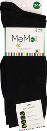 Memoi Boys Bamboo 3PP Flat Socks