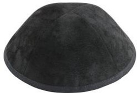 TCS Yarmulka -Suede Dark Grey