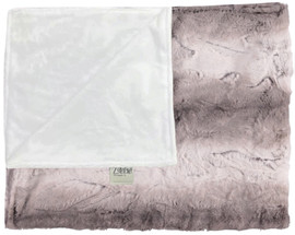 Arctic Fox & Solid White Blanket