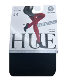 HUE Womens 100 Denier Blackout Tights with CT - U20382 - Double