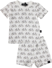Boys S/S w/Shorts Bicycle Pajamas 