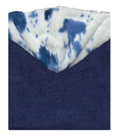 Navy & Calf Blue Denim Towel