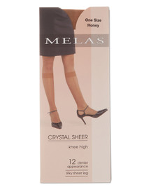 Women's Crystal Sheer 12D One Size Knee High