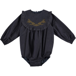 Baby Brushed Twill Romper