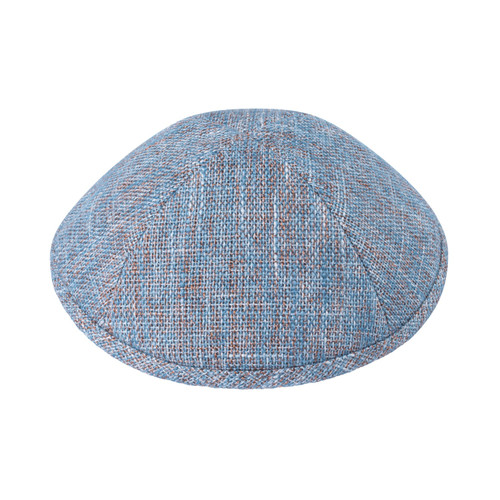 Boys Interlaced Blue Yarmulka