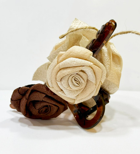 Girls Vintage Dried Rose Hair Clip HC2503468