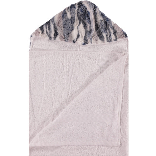 White / Snowy Sierra Blue Towel