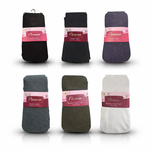 Florence Girls Flat Bamboo Knit Tights