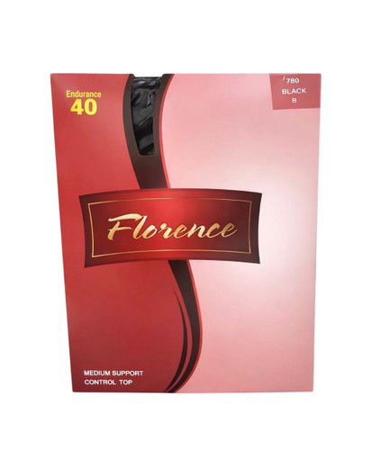 Florence Womens Endurance 40 Medium Support Contol Top Pantyhose