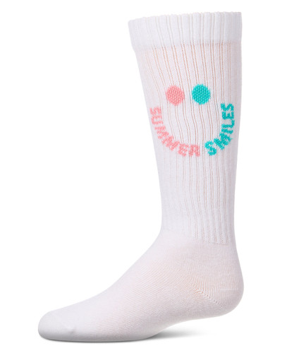 Girls Summer Smile Knee Sock