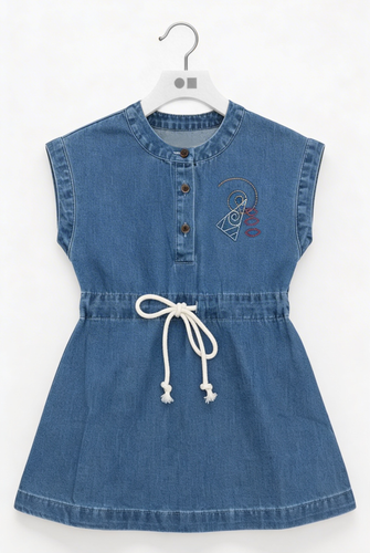 Embroidered Denim Outfit