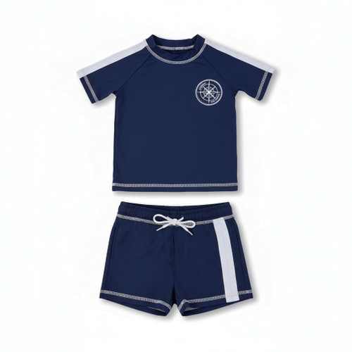 "Coming Soon" Across The Waves Rashguard Set