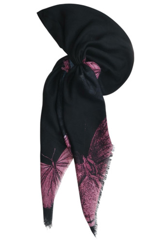 Pink Butterfly Tichel