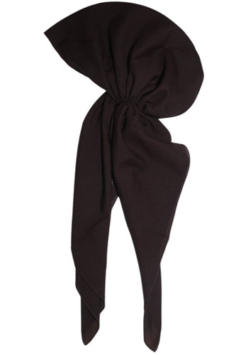 Plain Dark Brown Tichel
