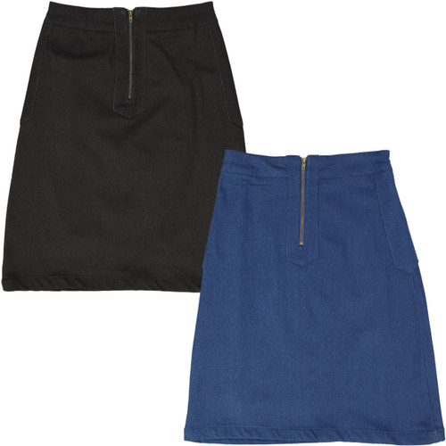 BGDK Kids Zipped Denim Skirt