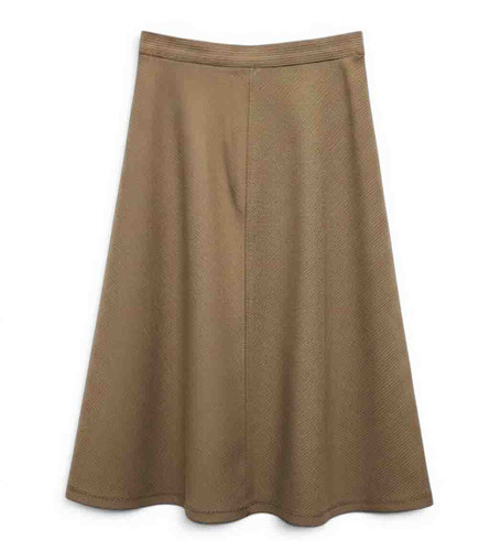 Corduroy A-line 27 Inches Skirt