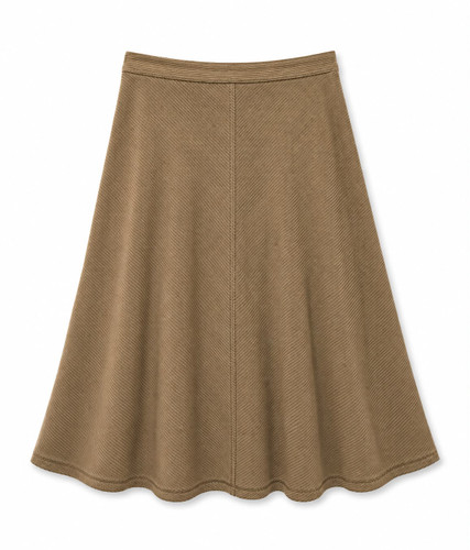 Corduroy A-line 27 Inches Skirt