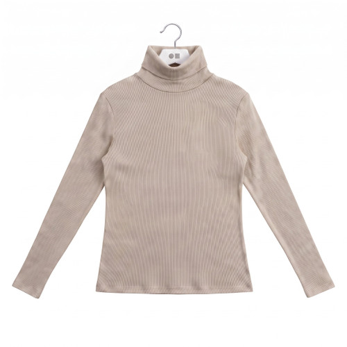 Bisque Rayon Turtleneck