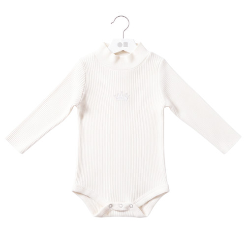 Crown Mockneck Onesie
