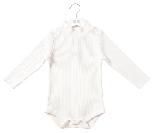 Crown Mockneck Onesie