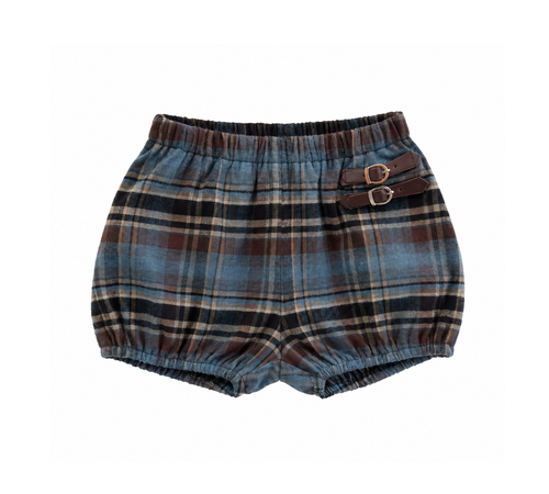 Buckle Plaid Short