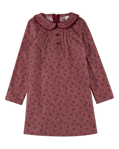 Berry Printed Dress 