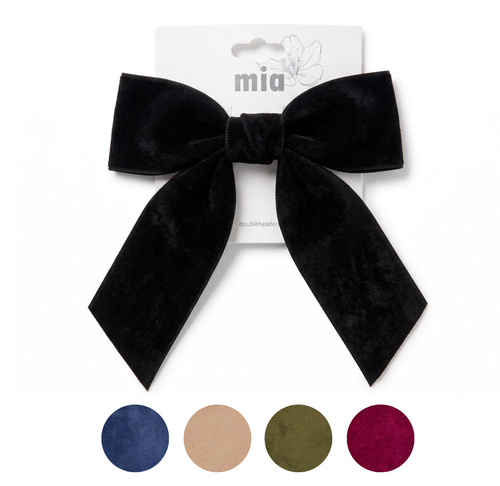 Trendy Suede Hair Clip