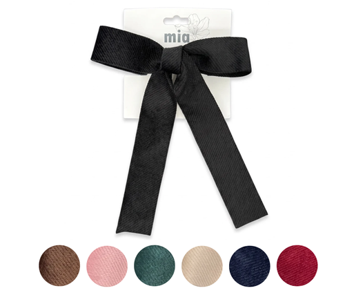 Soft Diagonal Ribbed Hair Clip