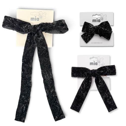Marble Velour Textured Hair Clip