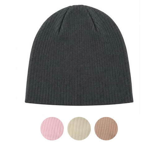 Fine Rib Knit Toddler Beanie