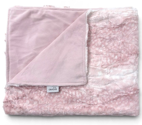 Fawn Rosewater / Solid Rosewater Blanket