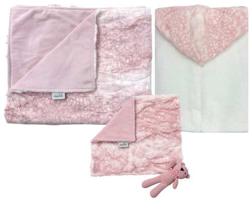Delore Baby Solid Rosewater / Fawn Rosewater Set