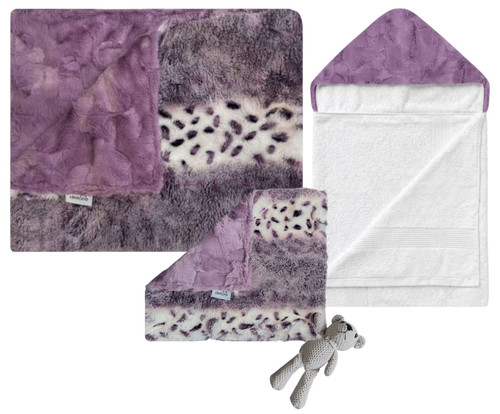 Delore Baby Luxe Purple/ Luxe Cuddle Bunny Berry Set