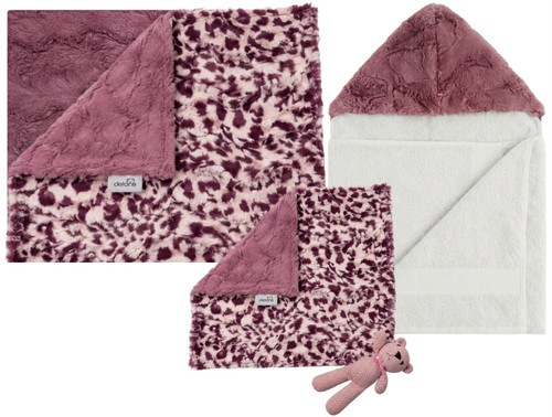 Delore Baby Bobcat Plumwine / Luxe Wildrose Set