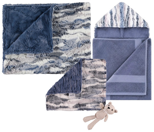 Delore Baby Luxe Snowy Sierra Blue Mix/Luxe Jean Set