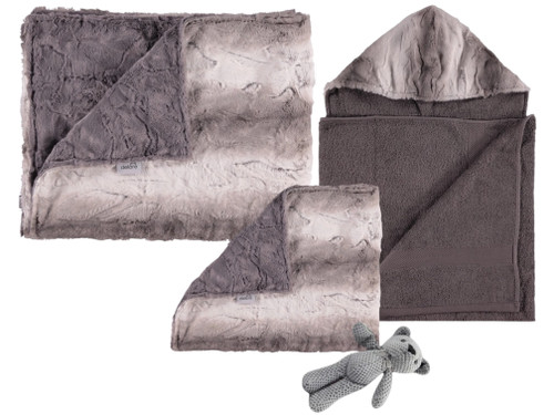 Delore Luxe Charcoal / Arctic Fox Set