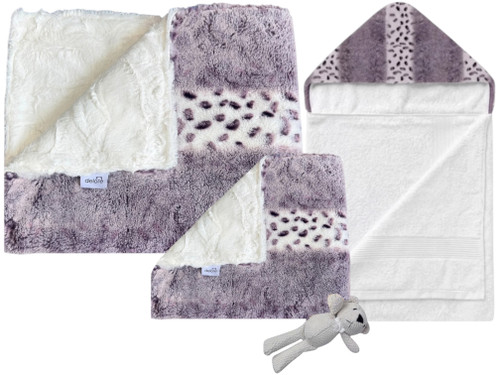 Delore Baby Luxe Cuddle Bunny Berry/Luxe Cream Set