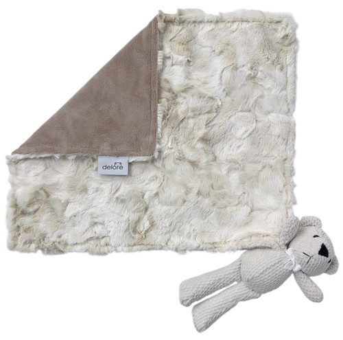 Tie Dye Luxe Cream / Solid Taupe Lovey